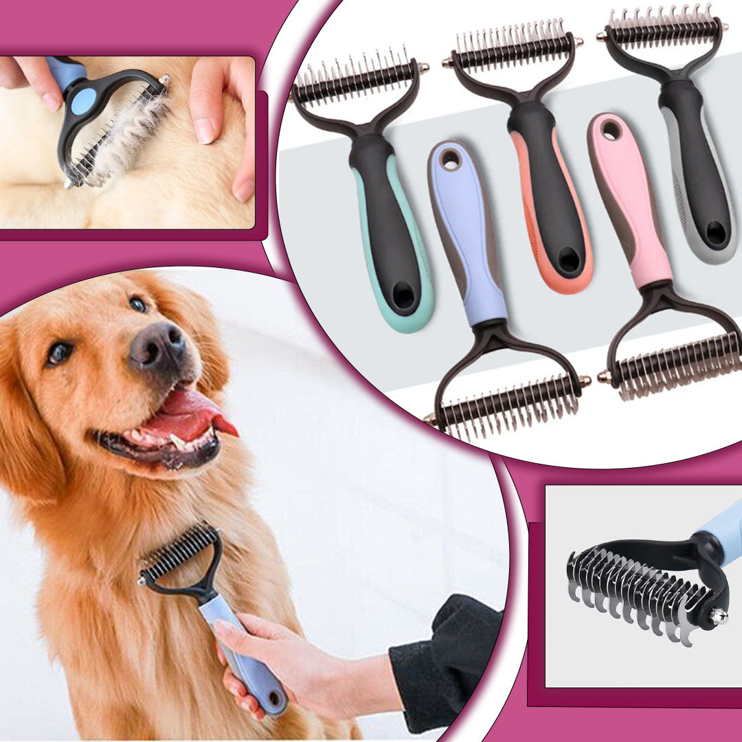 brosse-pour-chien-rose